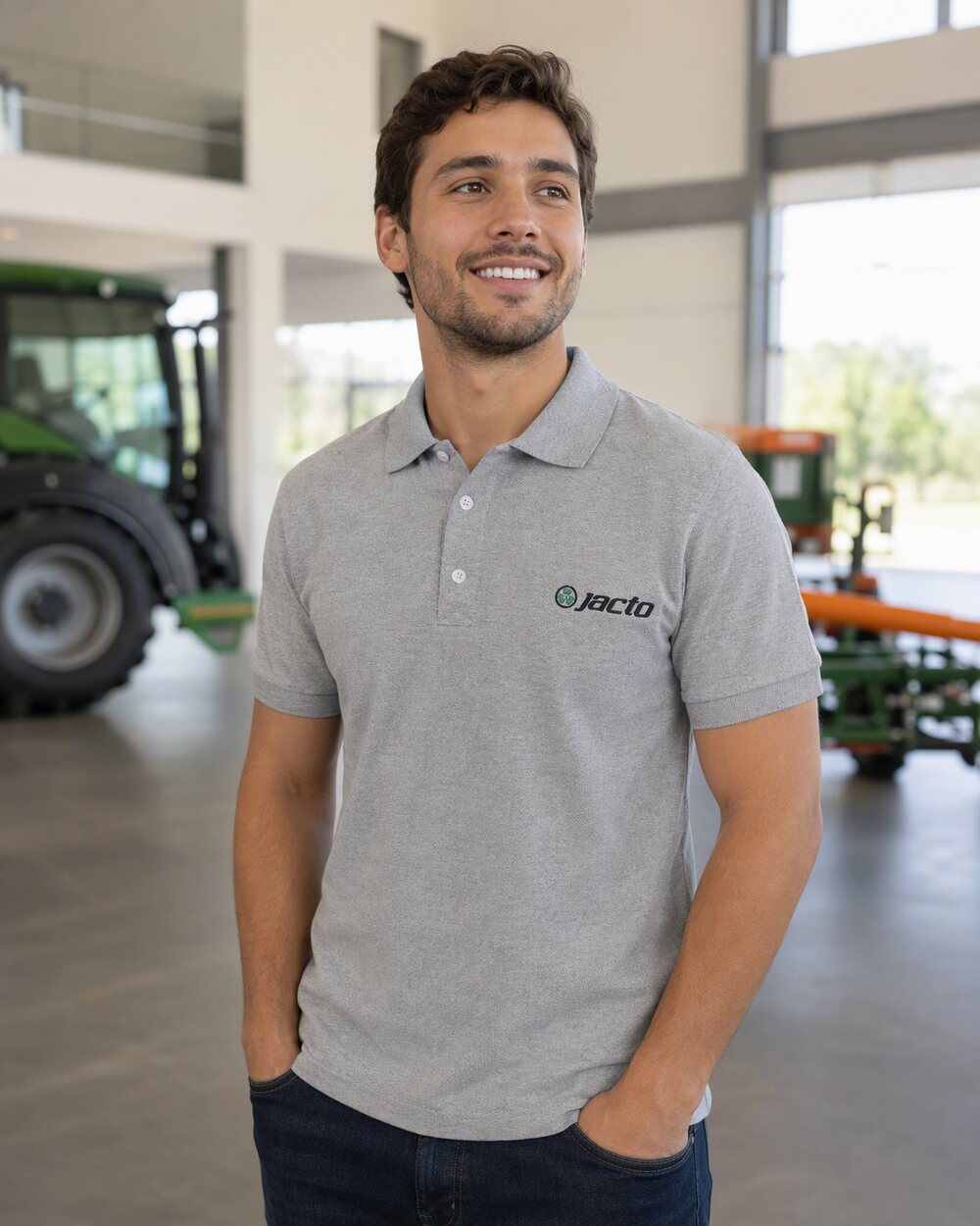 Polo personalizada Jacto