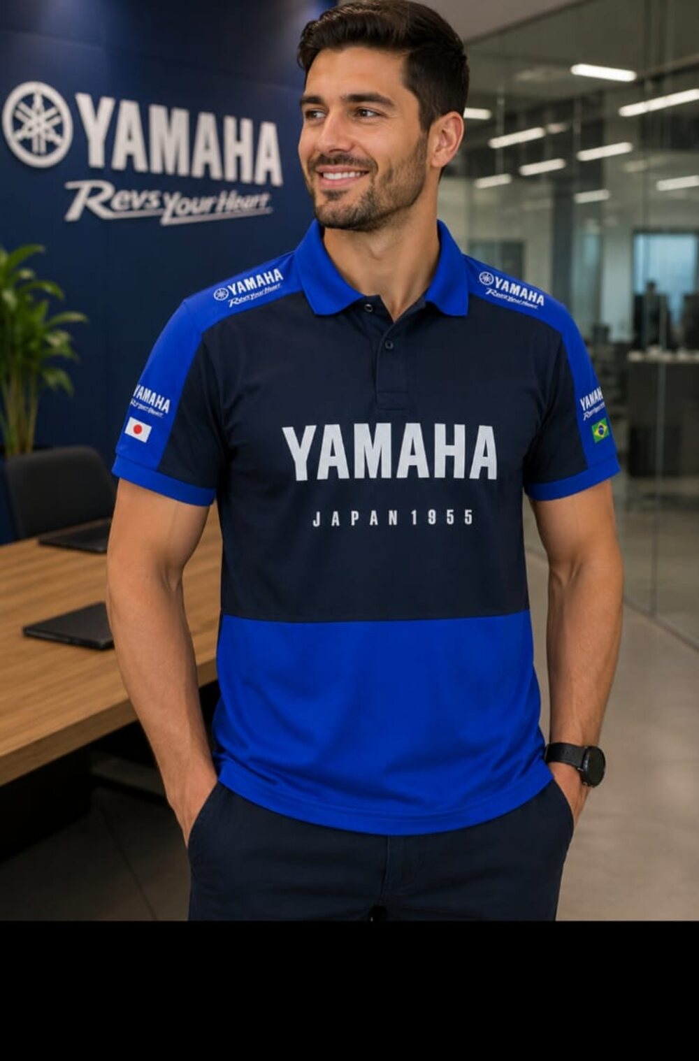 Polo personalizada Yamaha